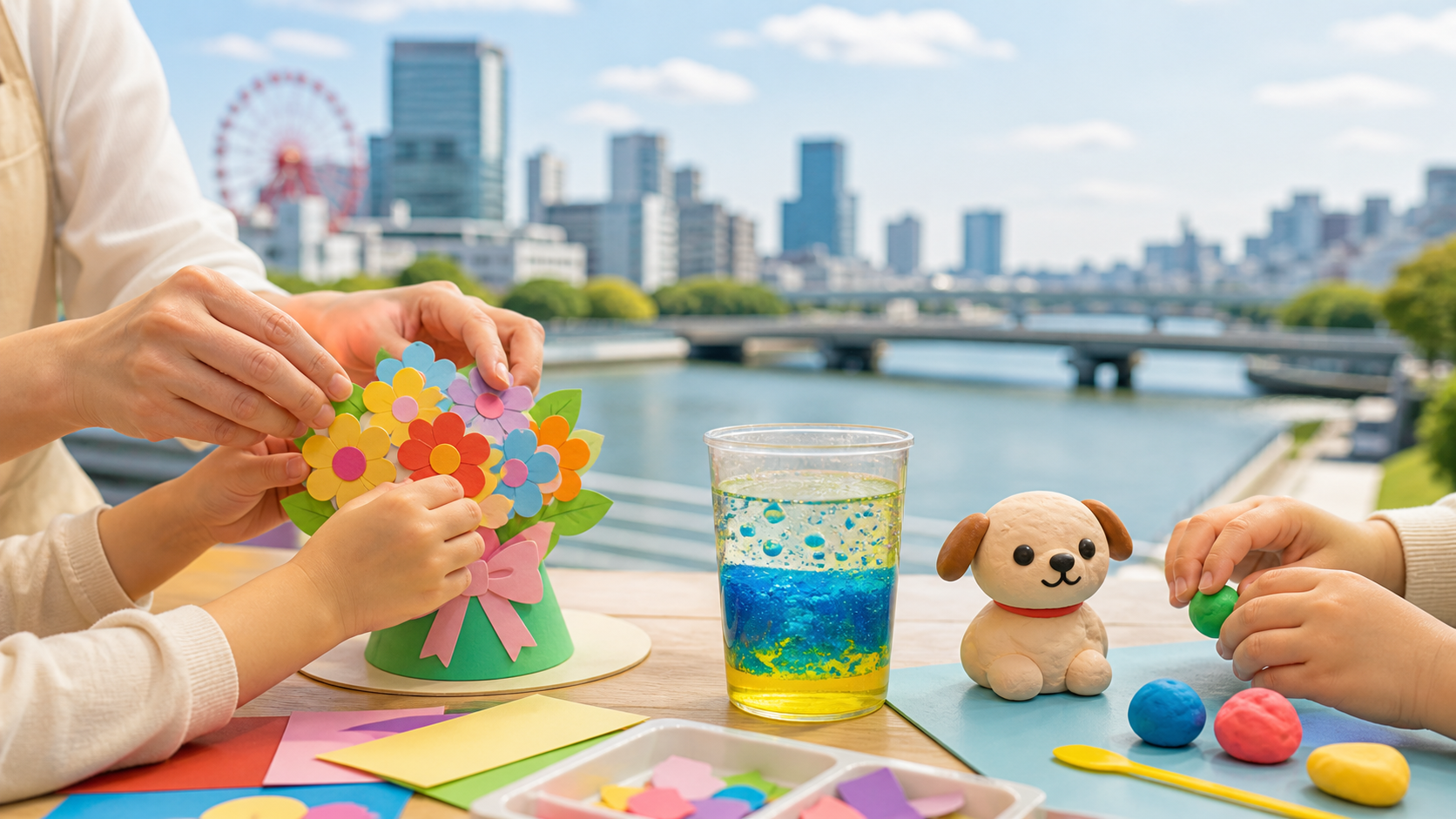 大阪市から行きやすい5歳児向け週末ワークショップのイメージ